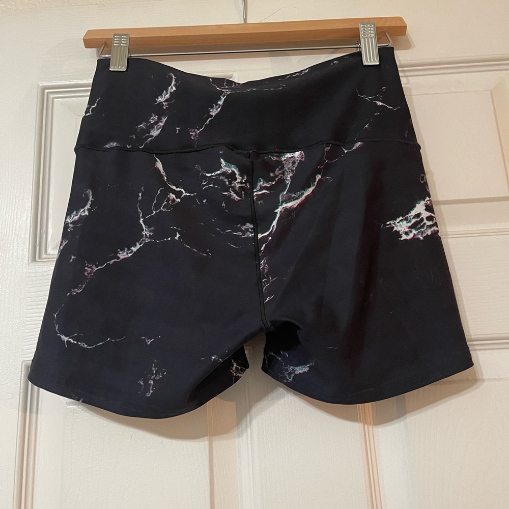 Colorado Threads Women's Athletic Black Marble Shorts